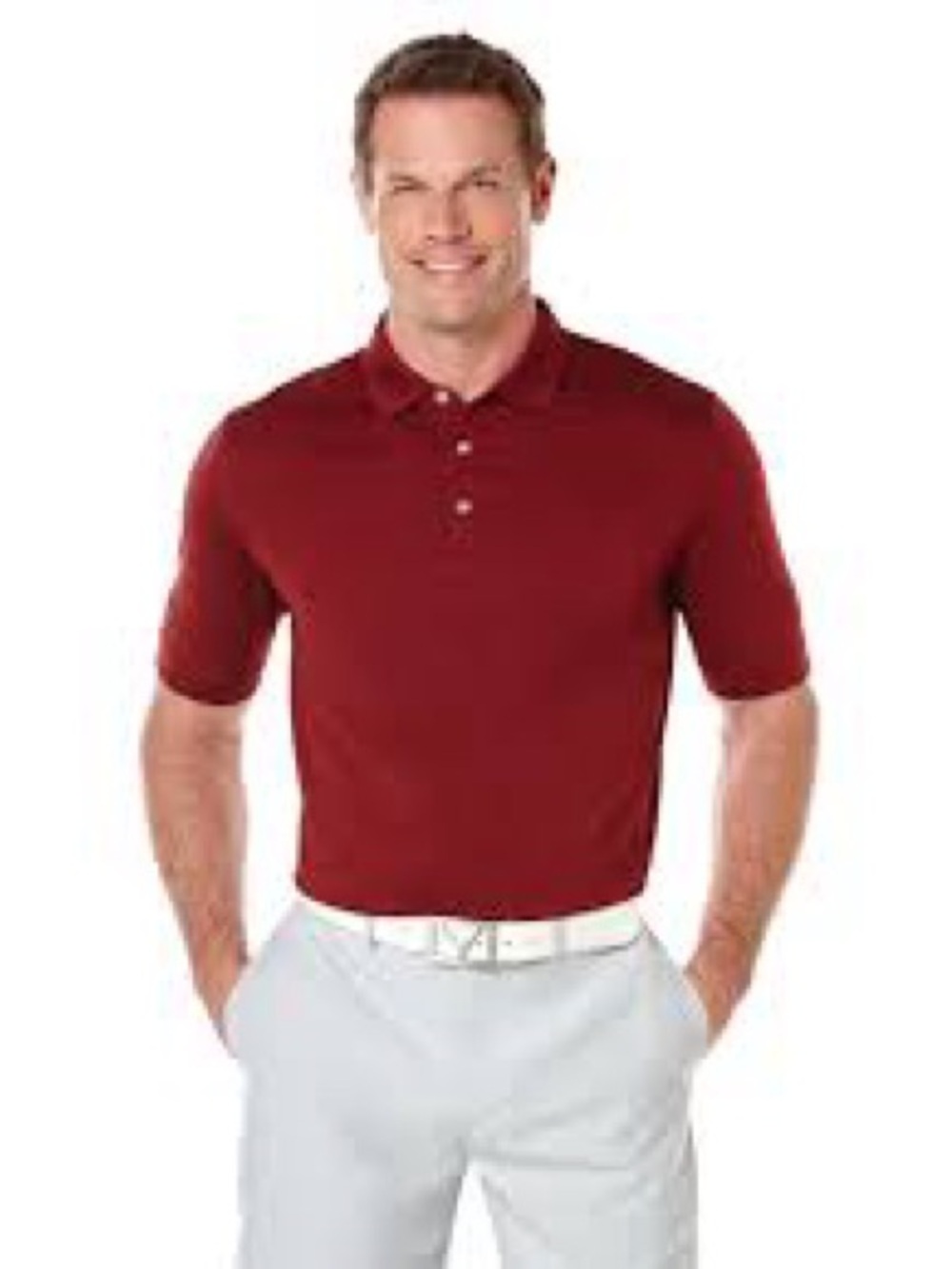 Callaway Opti-Dri Opti-Vent Golf Polo Shirt XXL Burgundy Zinfandel Shadow Stripe